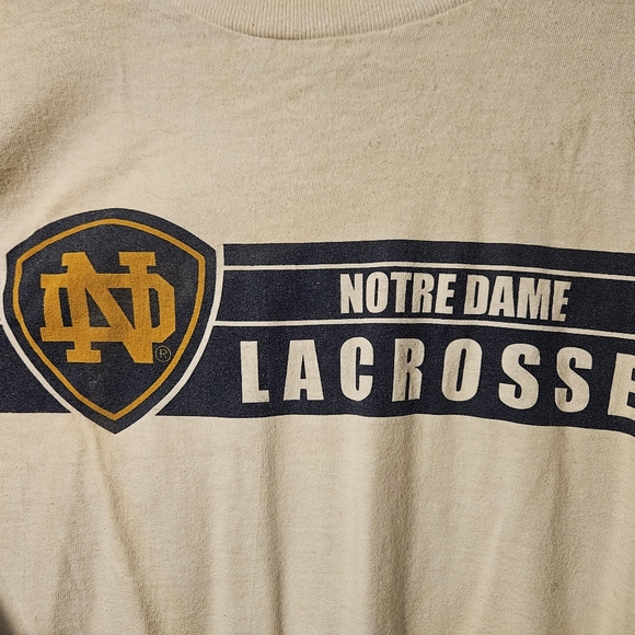 Norte Dame LaCrosse Adidas Tee - Picture 1 of 12